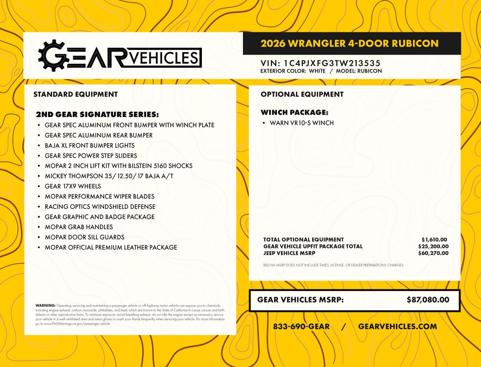 2026 Jeep Wrangler WRANGLER 4-DOOR RUBICON